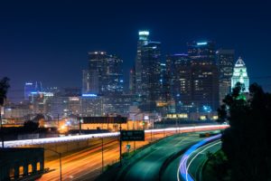 los, Angeles, California, Pacific, Ocean, Beach, Architecture, Buildings, Cities, Lights, Night
