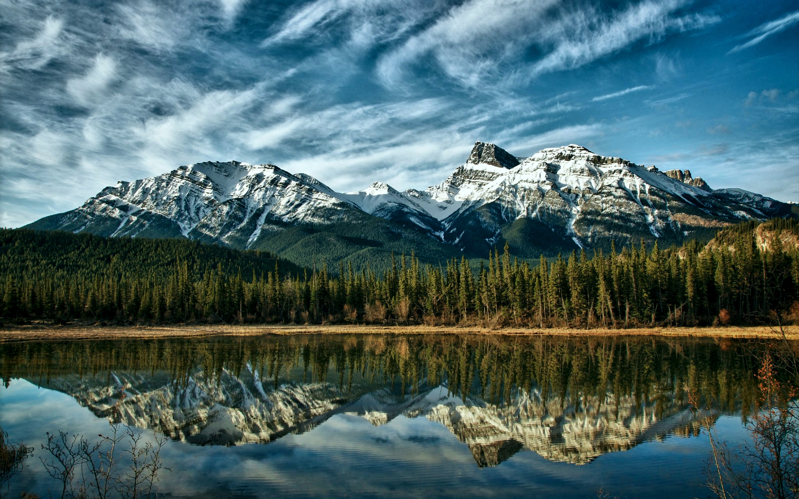 alberta, Mountains,  , Canada Wallpaper