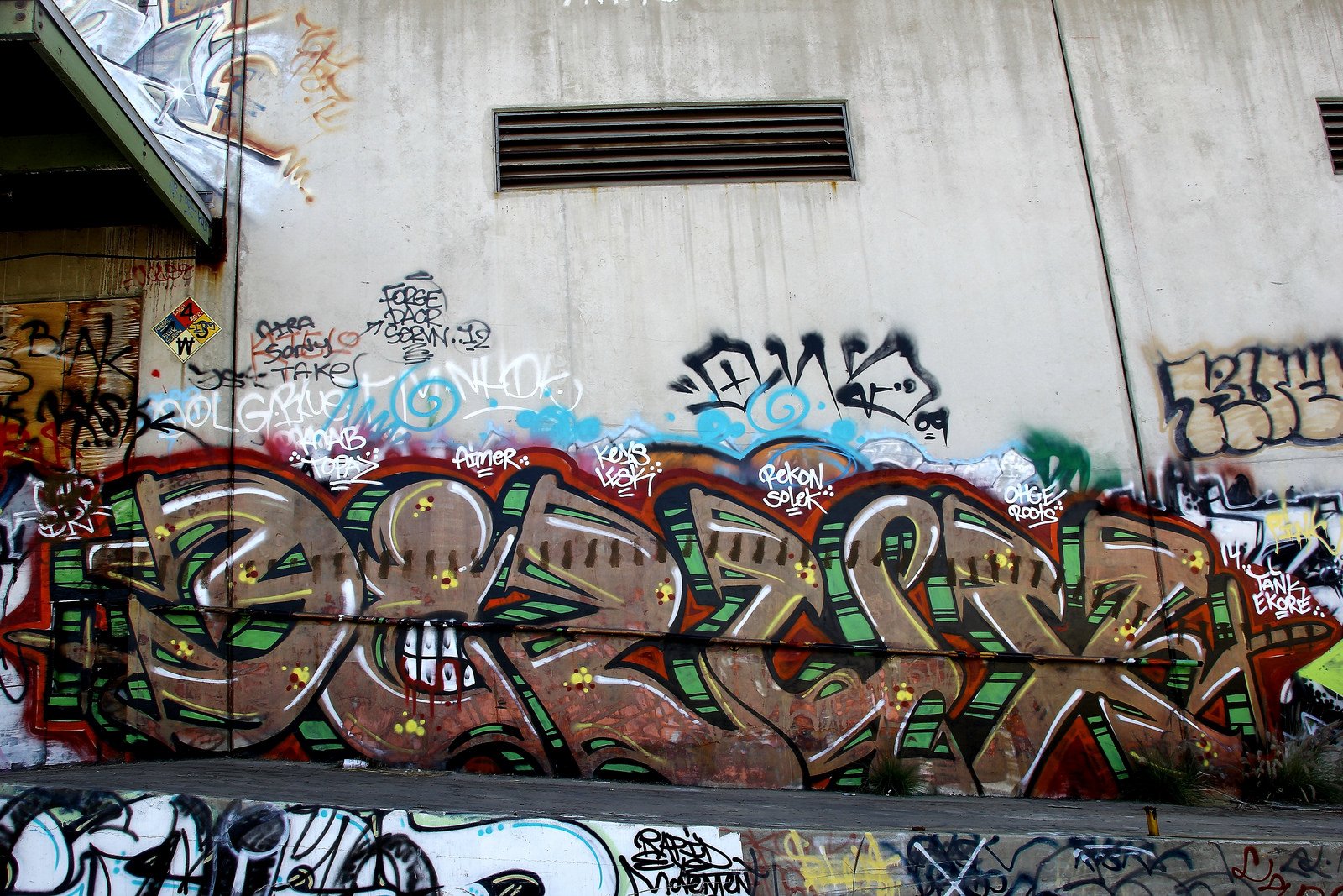 Улица бандитская граффити Лос Анджелес