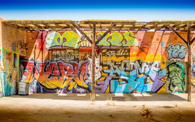 los, Angeles, California, Pacific, Buildings, Cities, Graffiti, Colors, Graff, Wall, Art, Street, Illegal, City HD Wallpaper Desktop Background