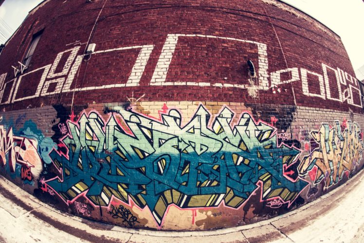 art, Buildings, Cities, City, Colors, Graff, Graffiti, Illegal, Toronto, Canada, Street, Wall HD Wallpaper Desktop Background
