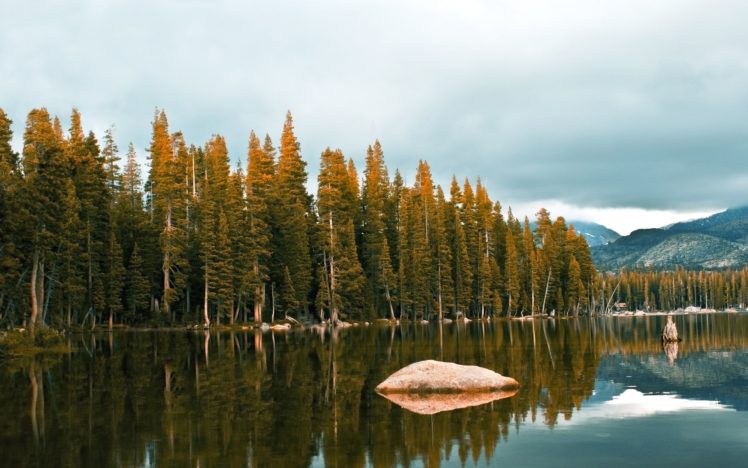 mountains, Nature, Snow, Rocks, Green, Sky, River, Lake HD Wallpaper Desktop Background