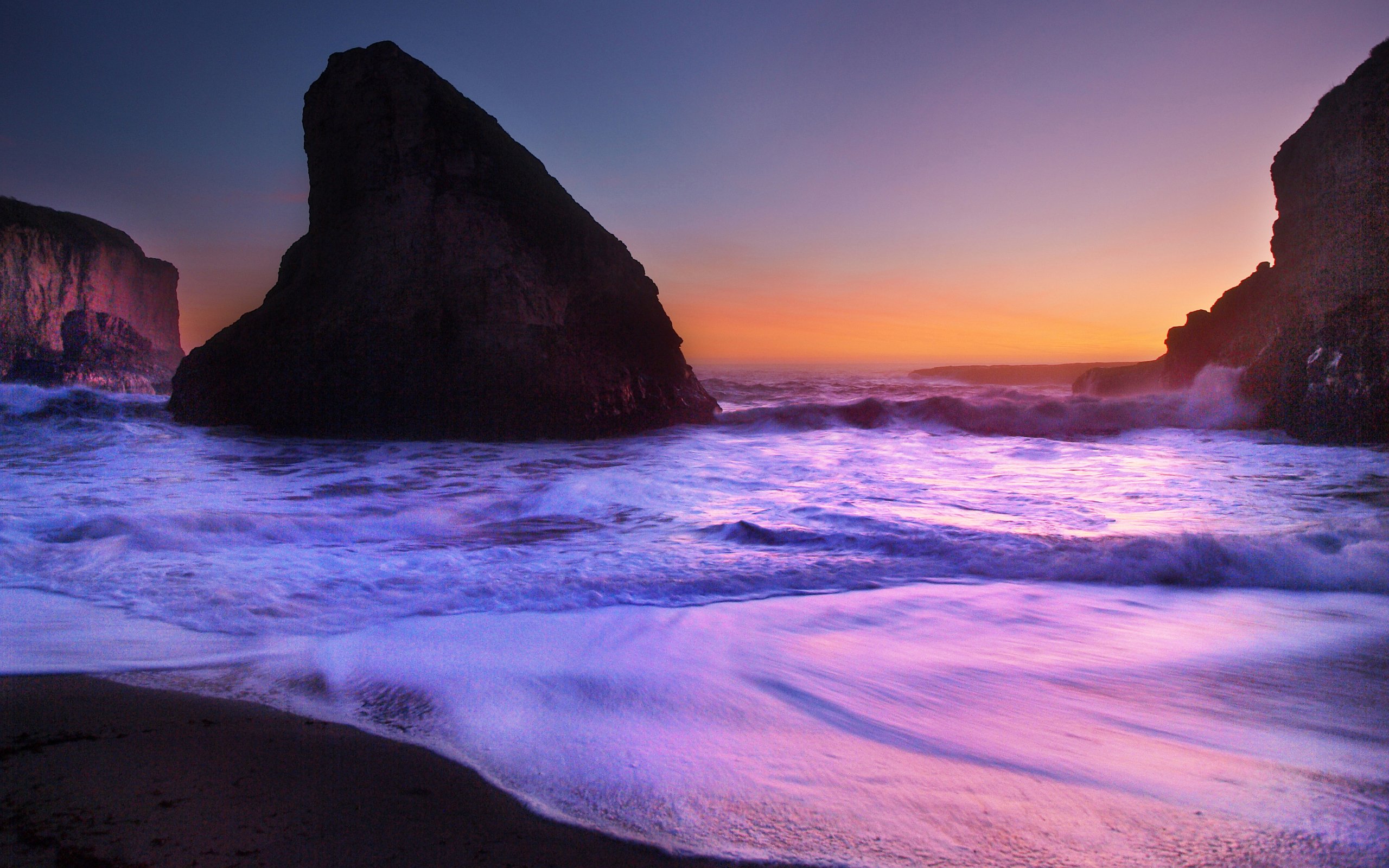 mountains, Nature, Snow, Rocks, Green, Sky, River, Lake Wallpaper