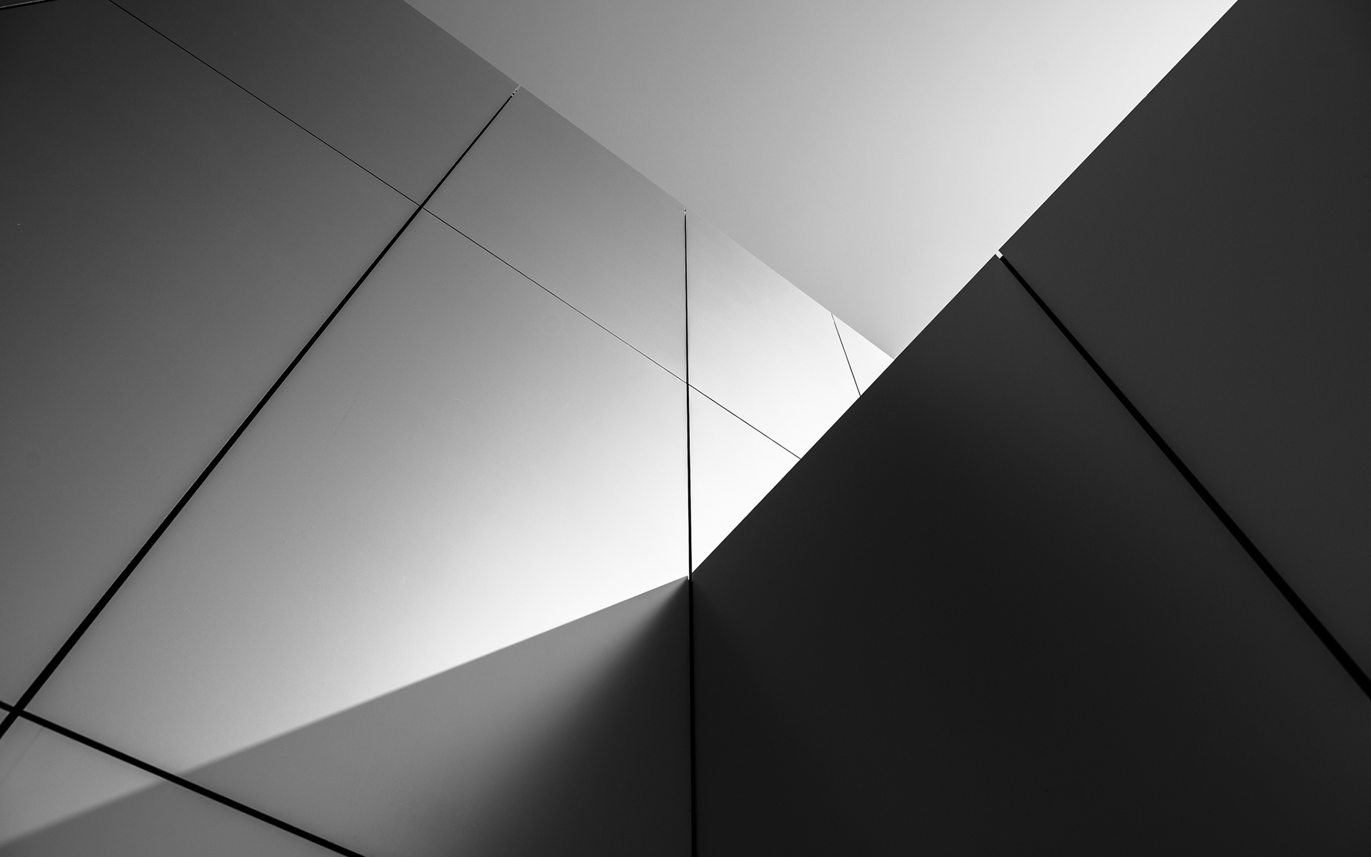 buildings, Wall, Abstract, Black, White Wallpaper