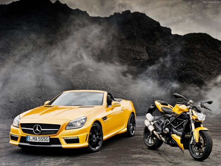 ducati, Naked, Streetfighter, Sportbike, Smoke, Mercedes HD Wallpaper Desktop Background