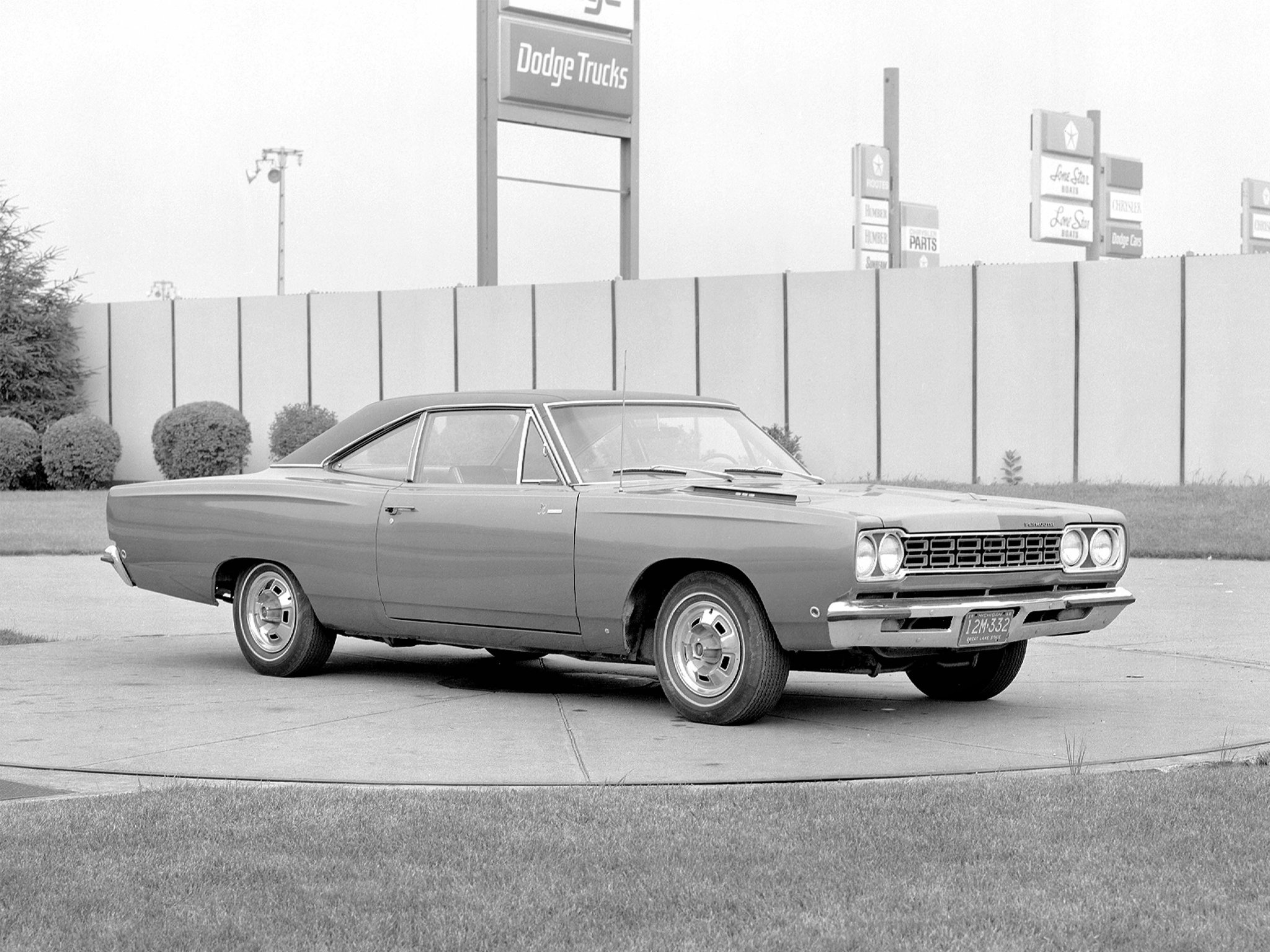 1968, Plymouth, Road, Runner, Coupe, Proposal, Muscle, Classic Wallpaper
