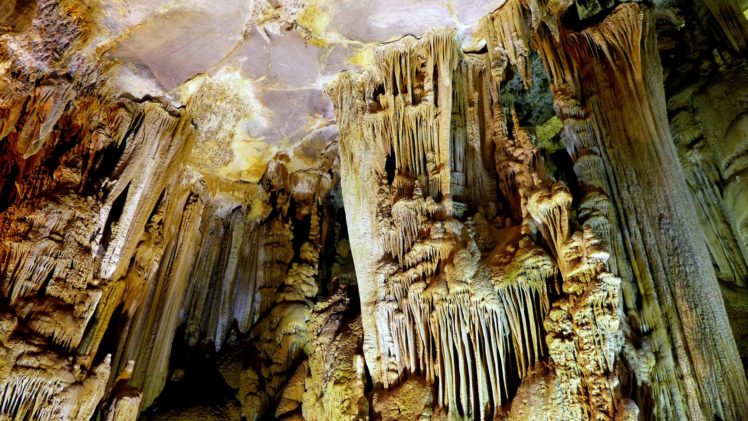 cave, Entrance, Grotto, Land, Sous, Stalagmites, Terre HD Wallpaper Desktop Background