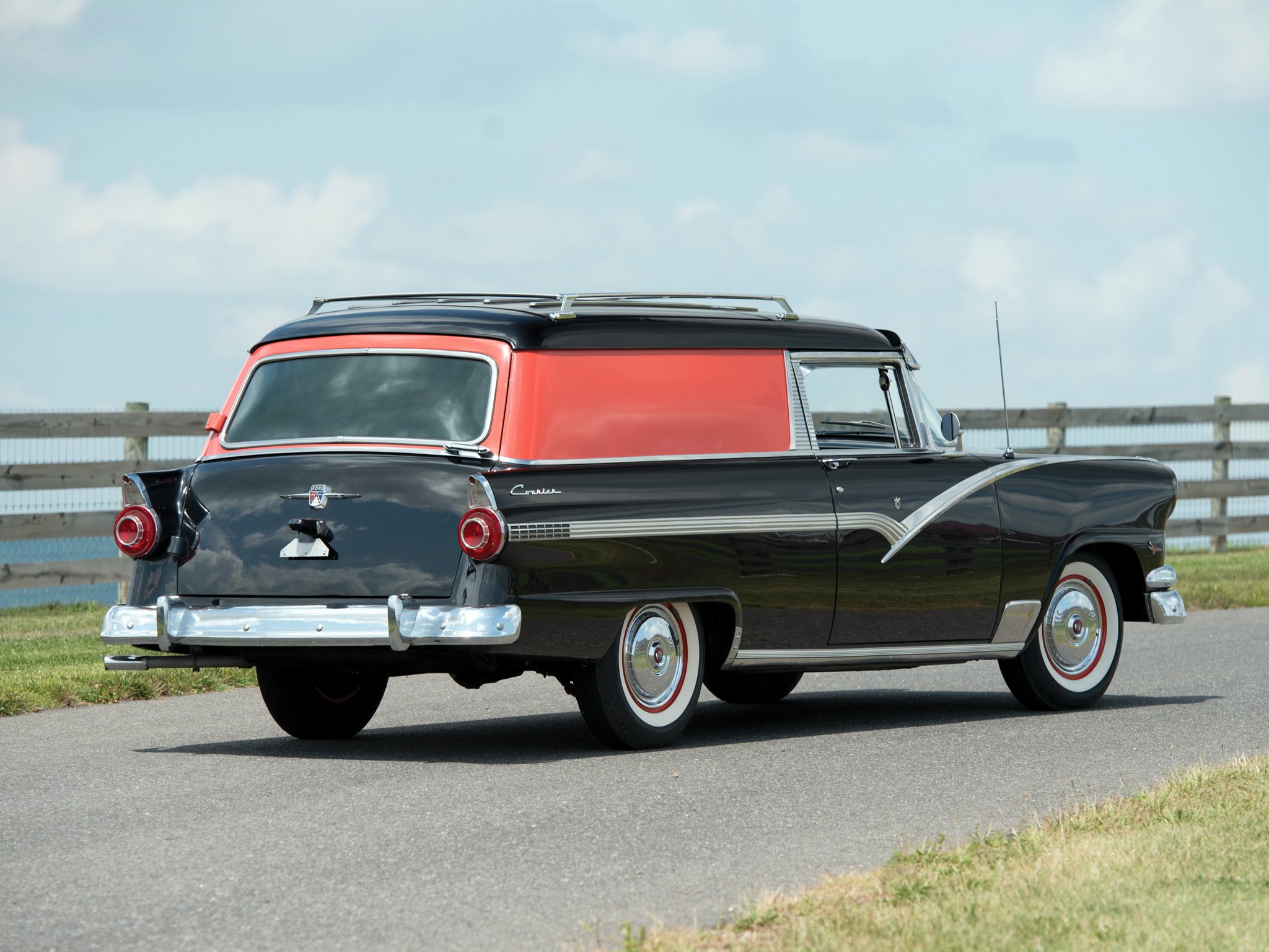 1956, Ford, Courier, Sedan, Delivery, Stationwagon, Retro Wallpaper
