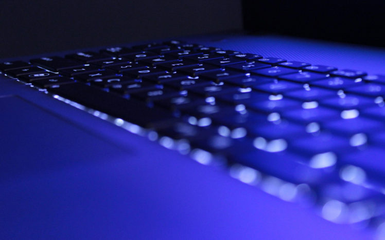keyboard, Macro, Blue, Computer HD Wallpaper Desktop Background