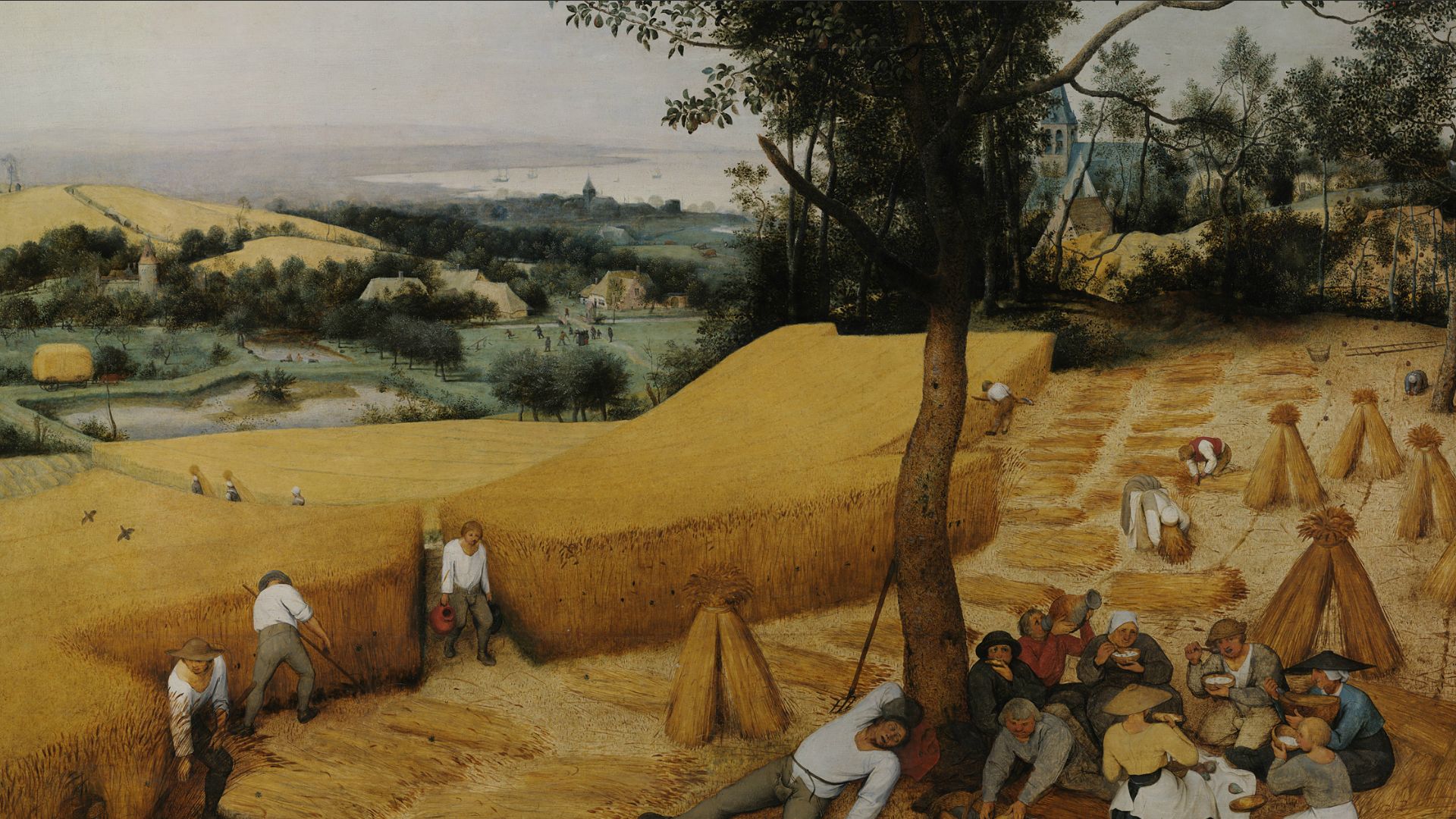 painting, Crop, Field Wallpaper