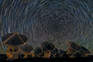 radio, Telescope, Stars, Timelapse, Array, Sky, Technology, Sci fi