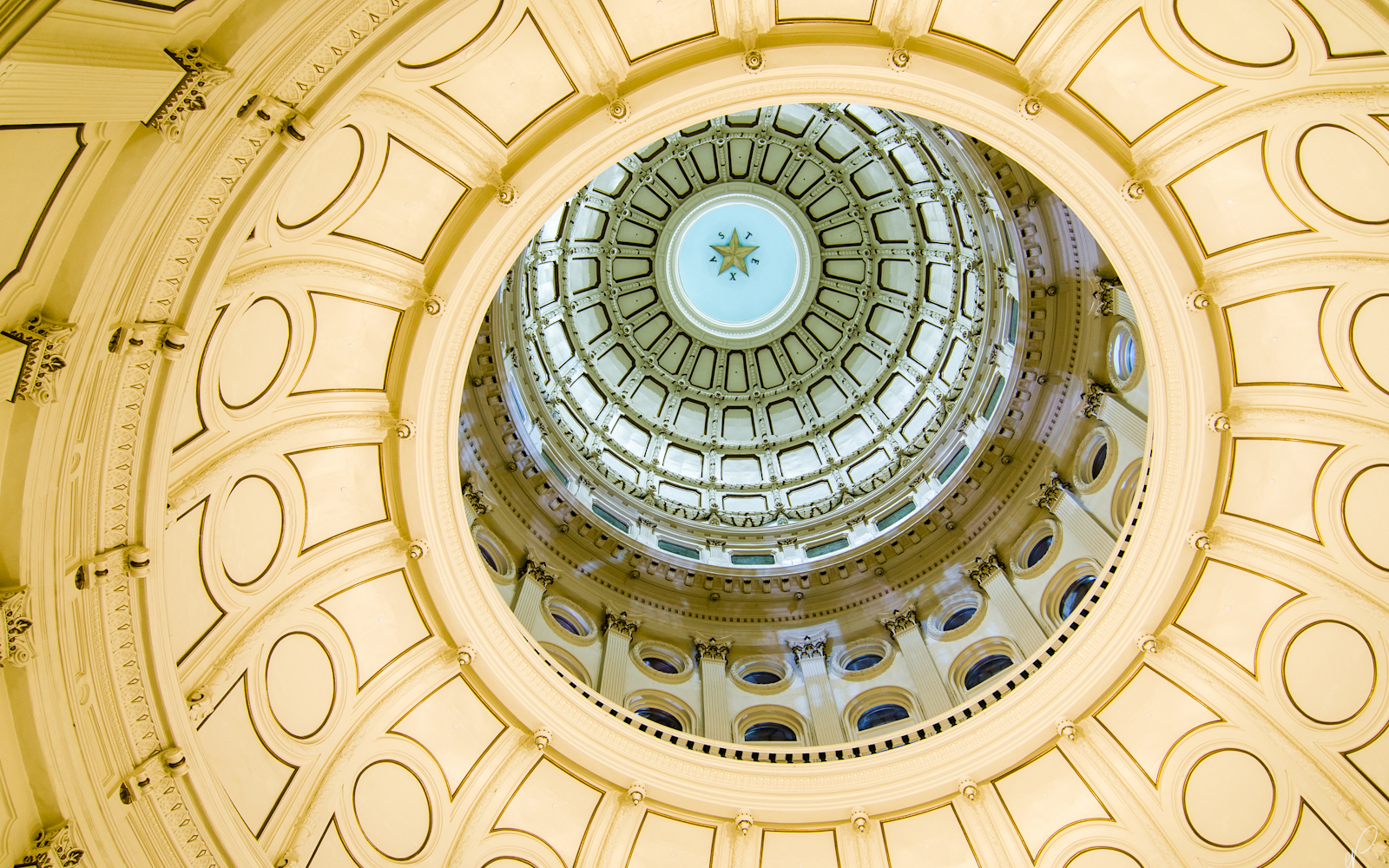 texas, Building, Ceiling Wallpaper