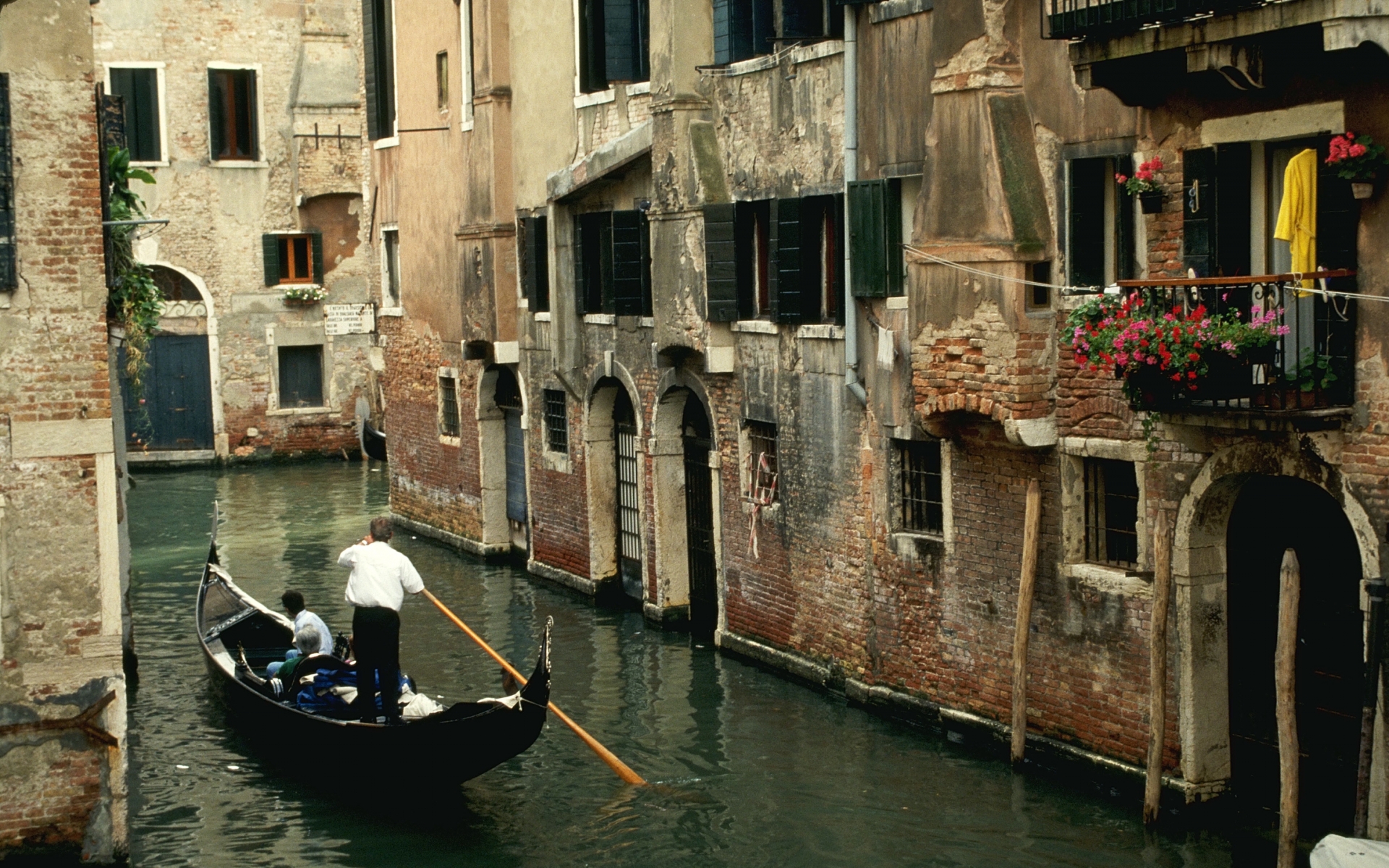 1920x1200, Cityscapes, Buildings, Venice, Italy, Gondolas Wallpaper