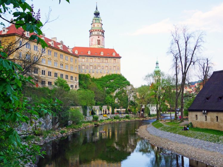 czech, Republic, Castle, Rivers, Cities HD Wallpaper Desktop Background