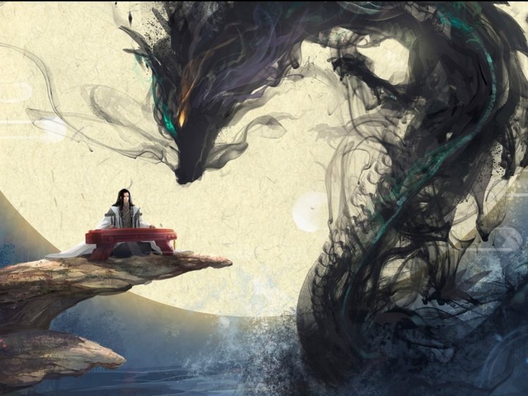 asian, Fantasy, Dragon HD Wallpaper Desktop Background
