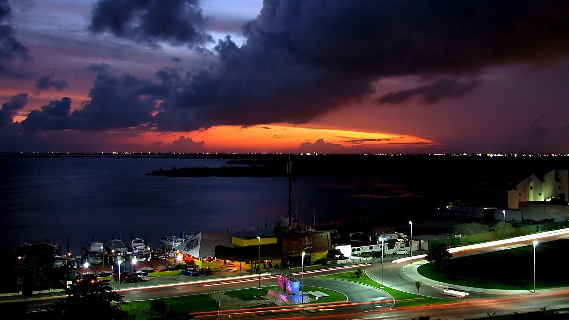 sky, Nature, Blue, Clouds, Sun, Sunset, Orange, Sunrise Wallpaper