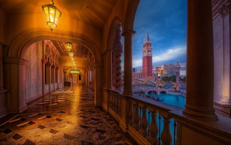 italy, Bridge, Evening, Venice, Canal, Balcony, Hdr, Buildings HD Wallpaper Desktop Background