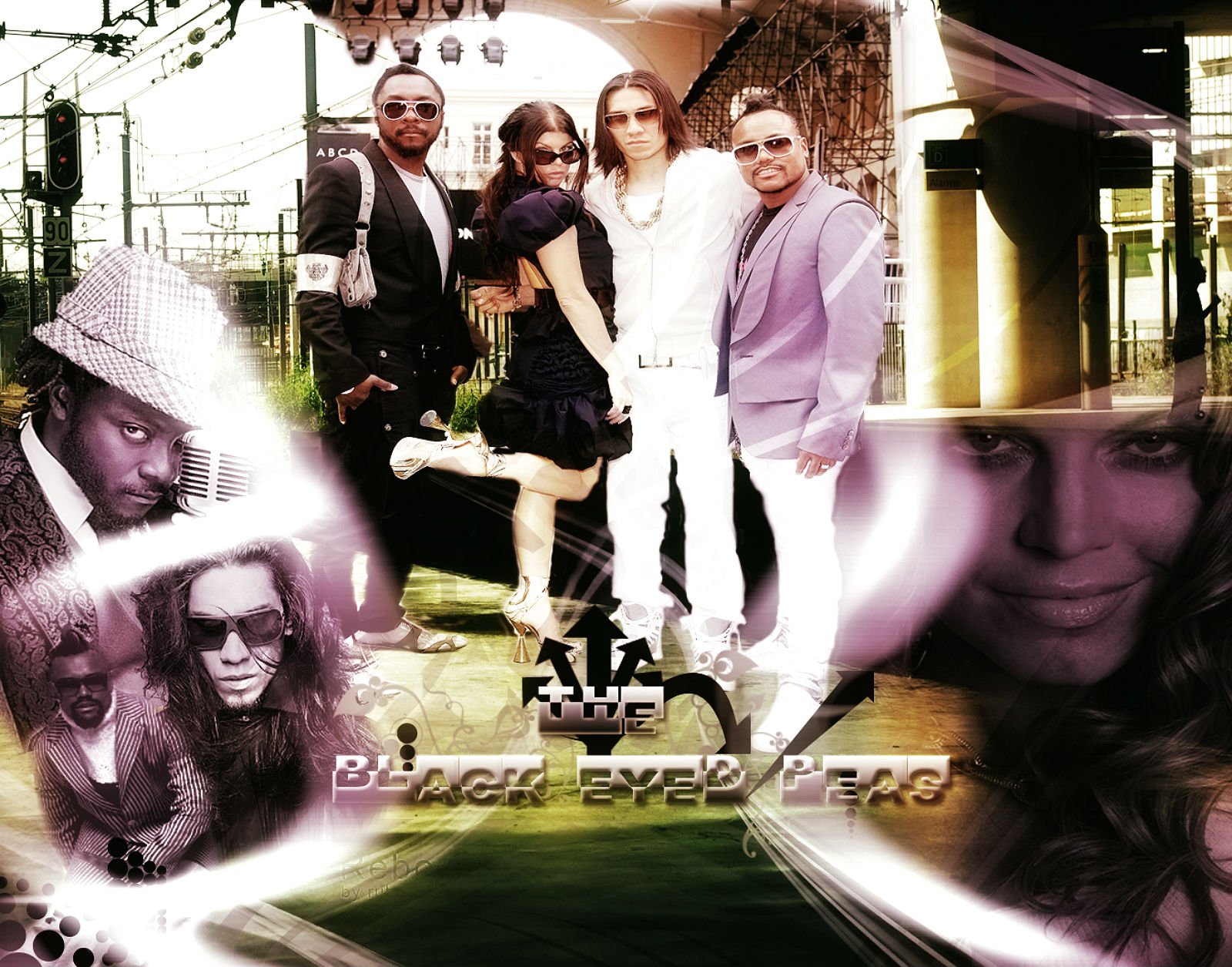 black, Eyed, Peas, Hip, Hop, R b, Edm, Electro, House, Fergie Wallpaper