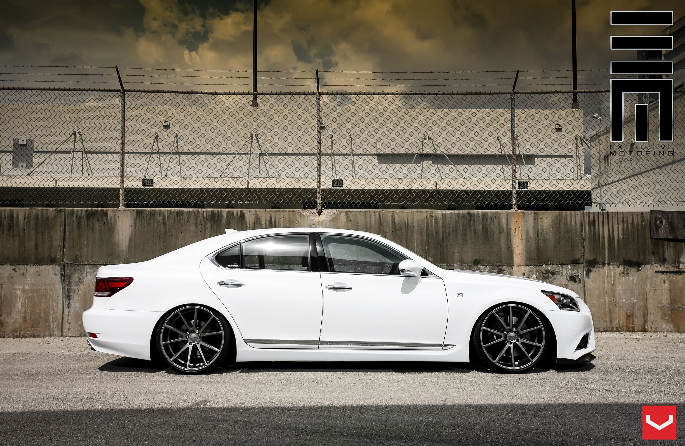 vossen, Wheels, Lexus ls, Tuning Wallpaper