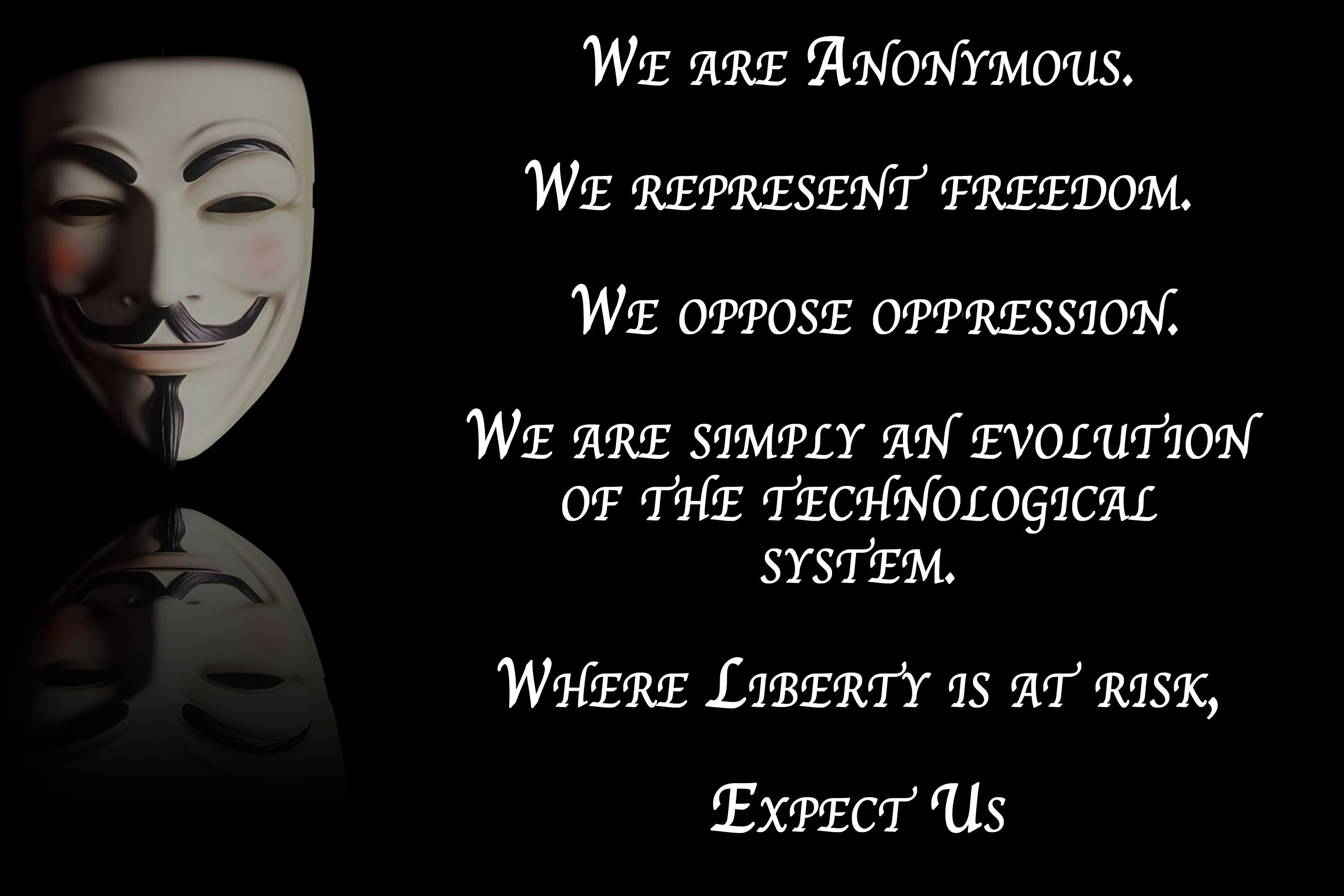 Anonymous Mask Sadic Dark Anarchy Hacker Hacking Vendetta 