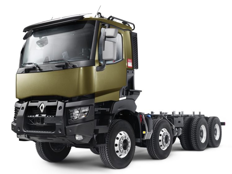 2013, Renault, K, 430, 8×4, Semi, Tractor HD Wallpaper Desktop Background