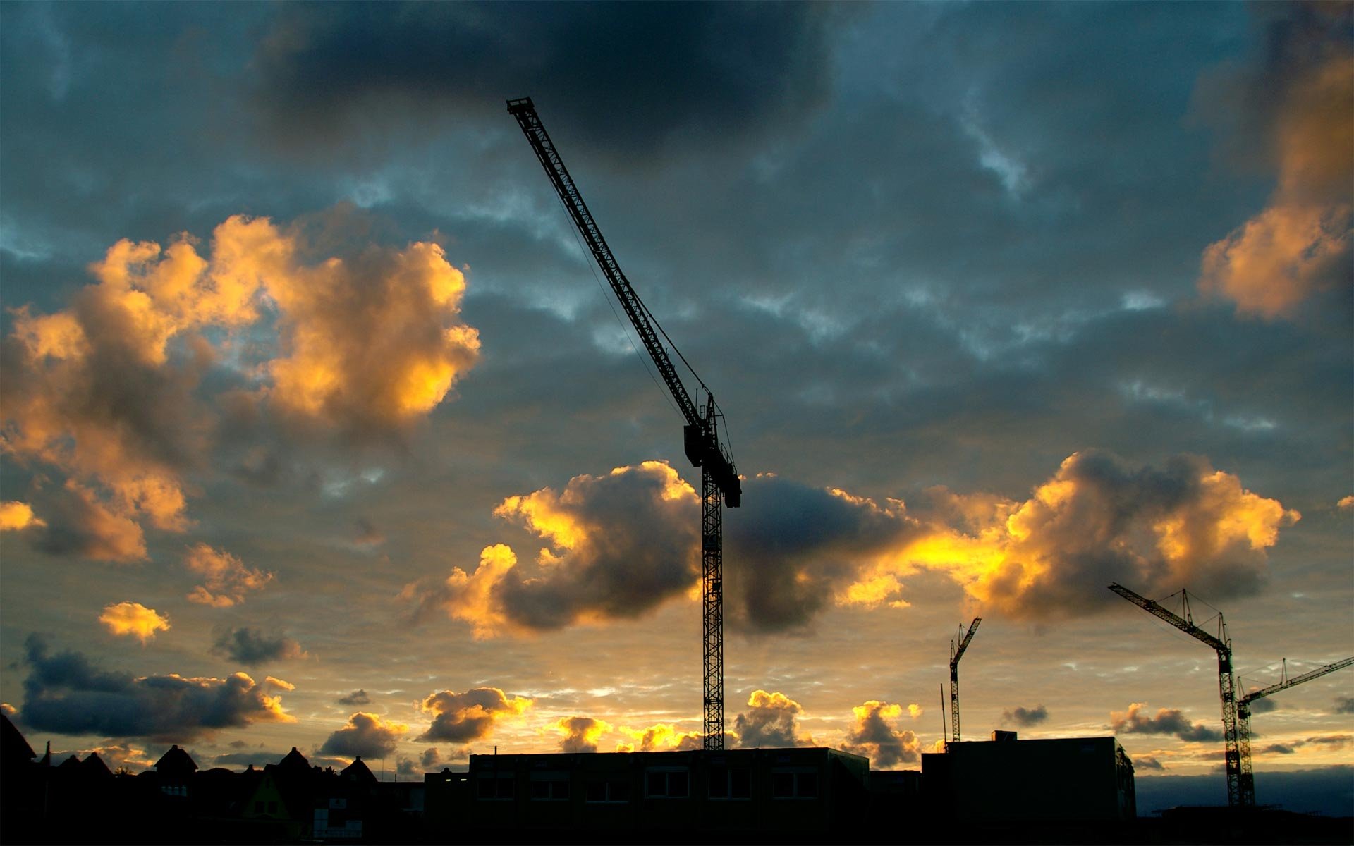 construction, Work, Building, Job, Profession, Architecture, Design, Crane Wallpaper