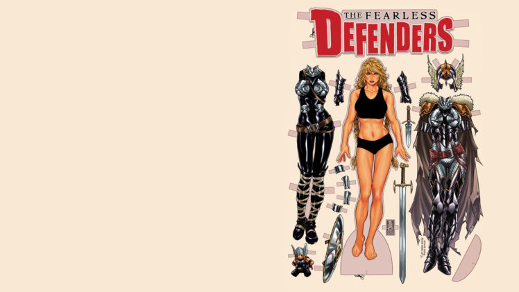 the, Fearless, Defenders, Marvel HD Wallpaper Desktop Background
