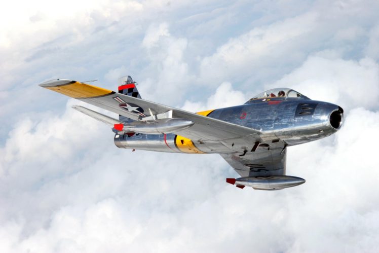 1949, North, American, F 86, Sabre, Aircrafts, Jets, Us air force, Military, Fighter HD Wallpaper Desktop Background