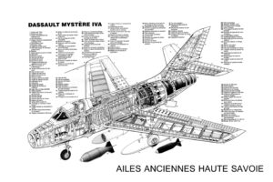 1955, Aircrafts, Fighter, Jets, Military, Army, French, Dassault, Mysta