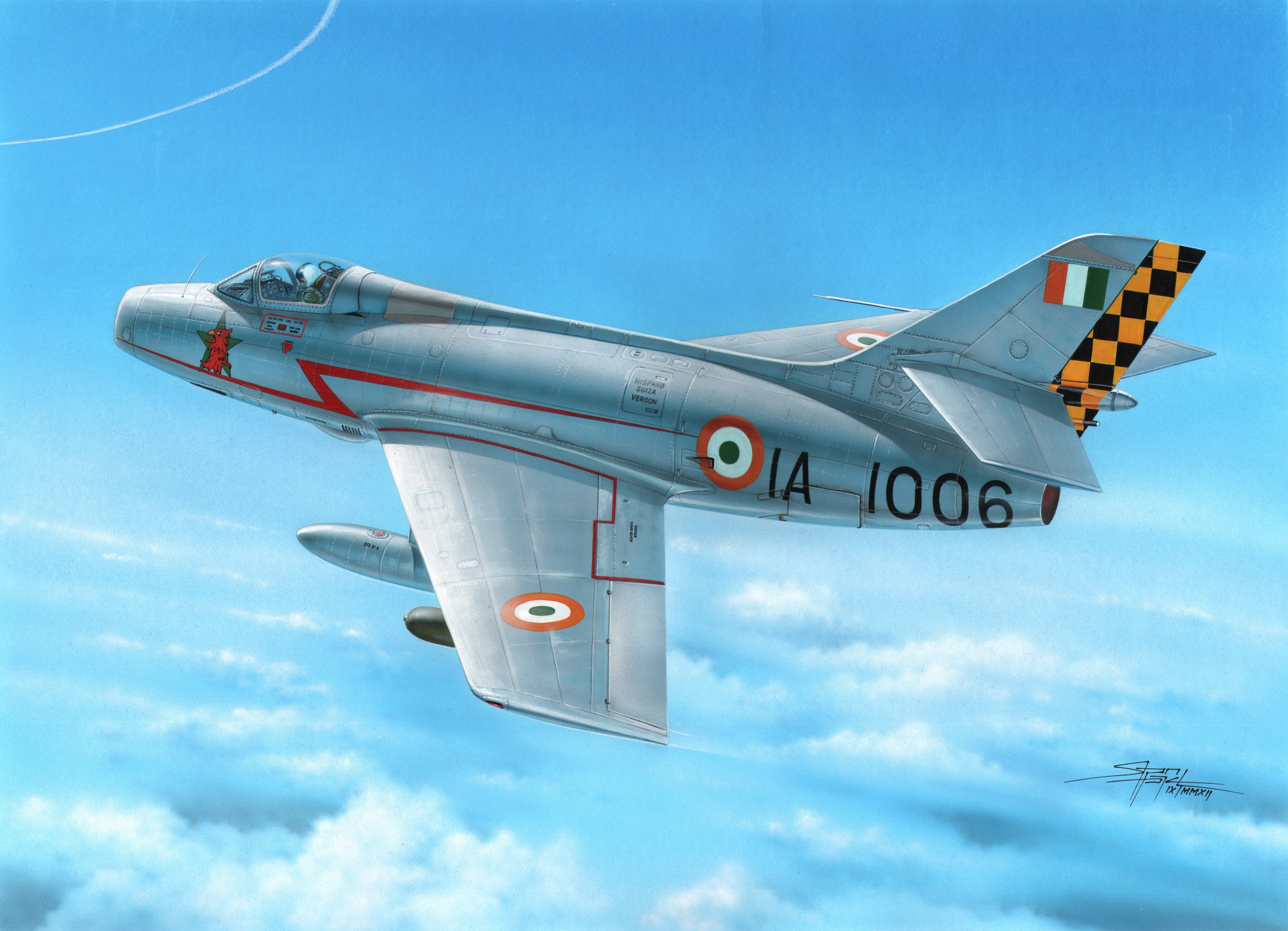 1955, Aircrafts, Fighter, Jets, Military, Army, French, Dassault, Mysta Wallpaper