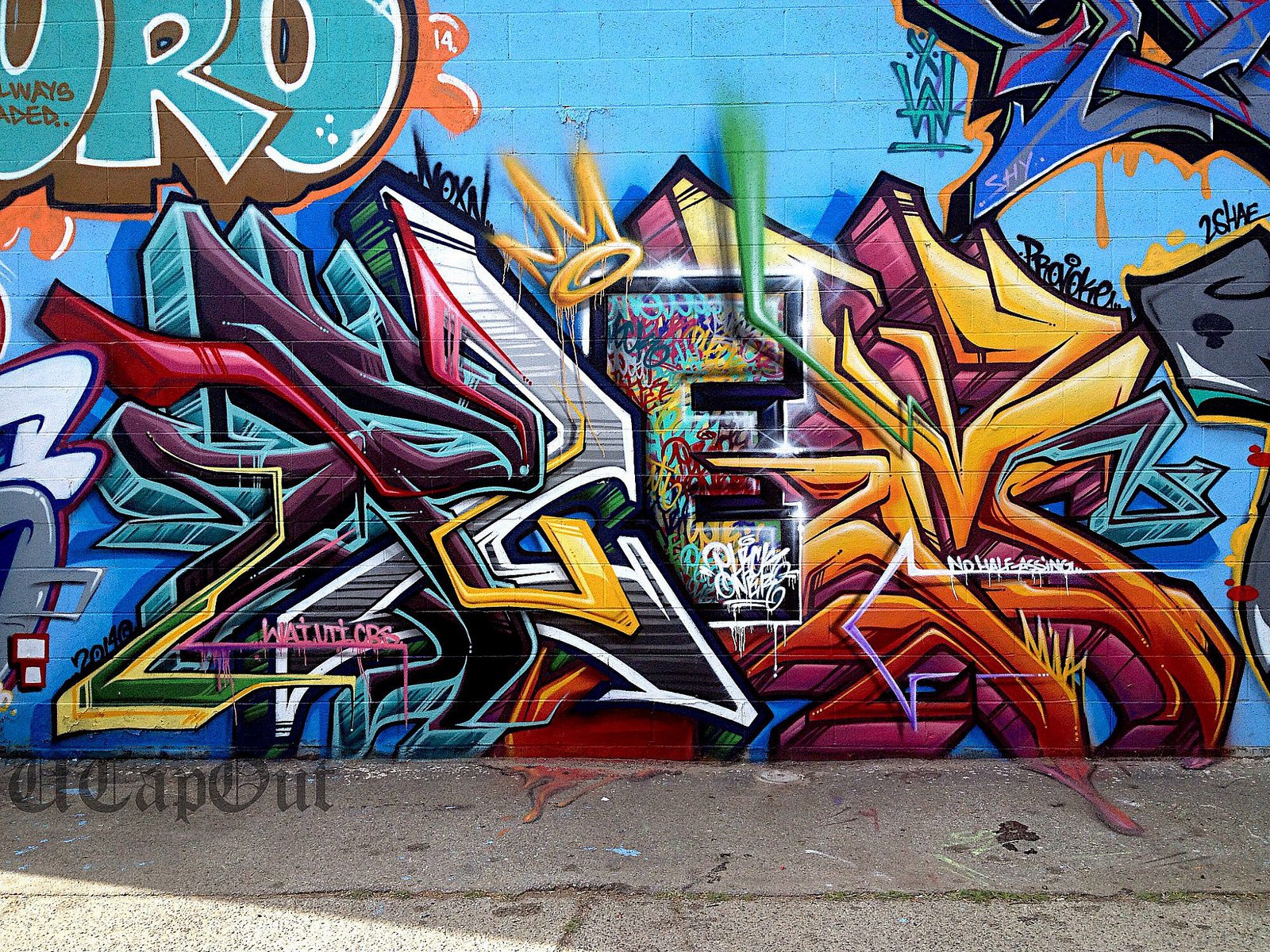 Граффити Лос-Анджелес гетто