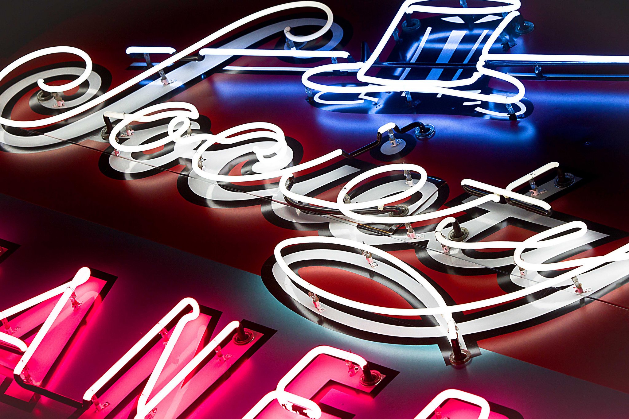 signe, Neon, Lights, Hotel, Vacancy, Restaurant, Club, Motel, Night, Casino, Diner, Enseigne, Food, Cities, Bulding, Street, Drink Wallpaper