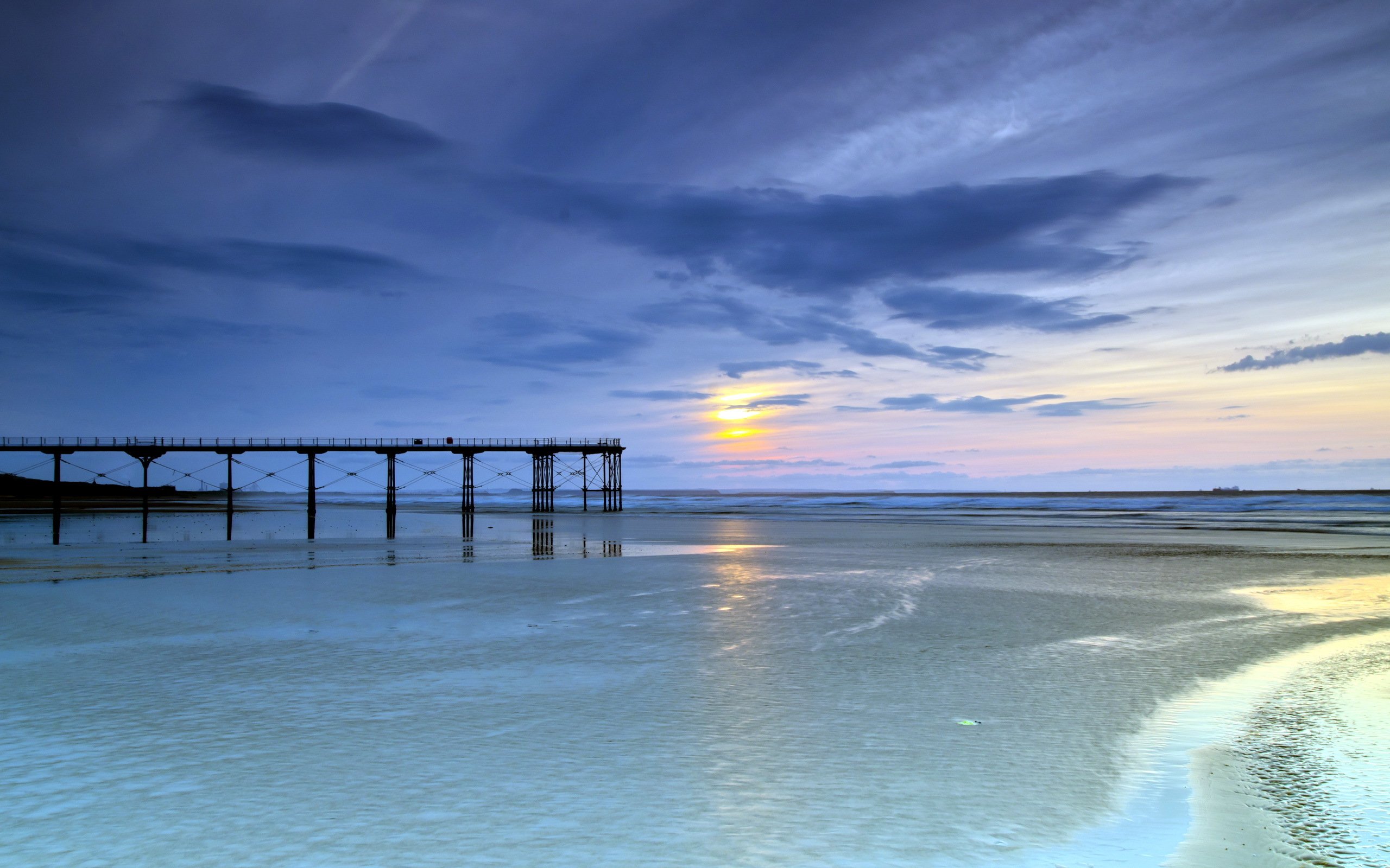 sunset, Sunrise, Sun, Clouds, Sky, Blue, Orange, Nature Wallpaper