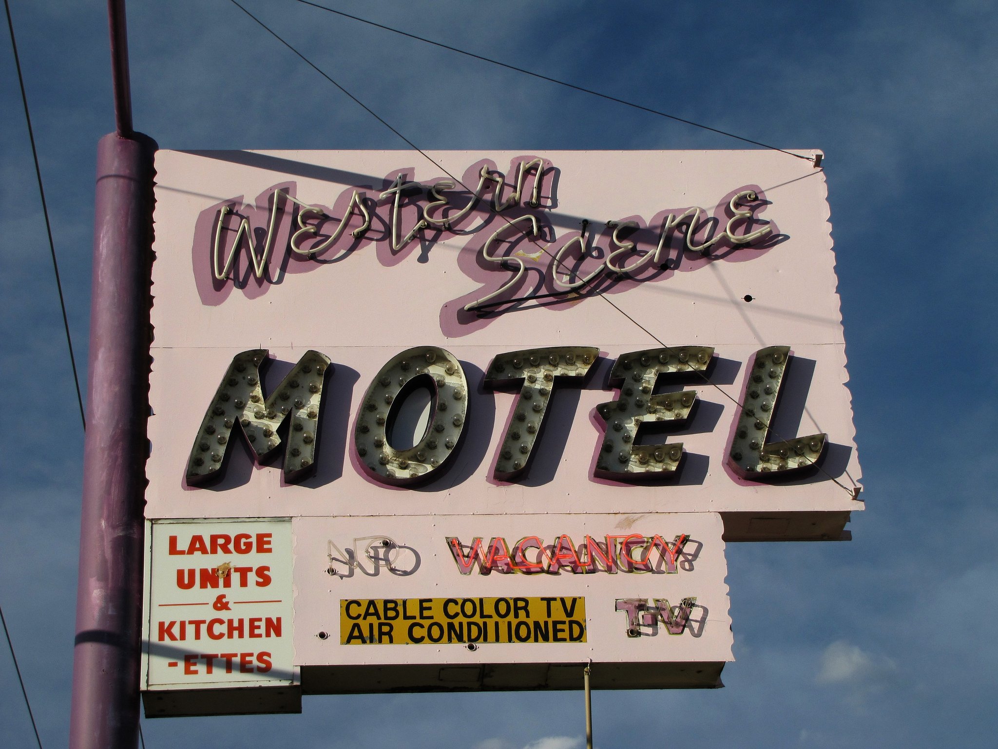 signe, Neon, Lights, Hotel, Vacancy, Restaurant, Motel, Enseigne, Cities, Road, Street, Vintage Wallpaper