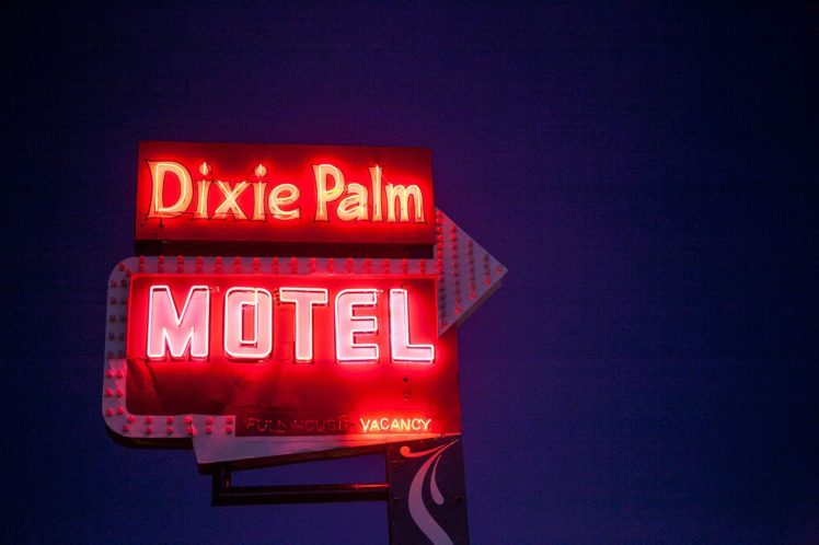 signe, Neon, Lights, Hotel, Vacancy, Restaurant, Motel, Enseigne, Cities, Road, Street, Vintage HD Wallpaper Desktop Background