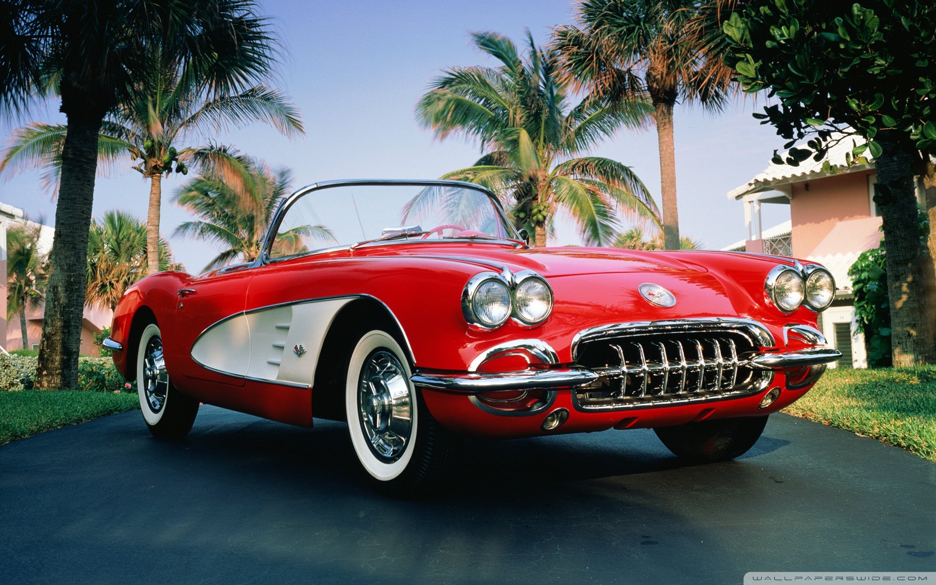 1960, Chevrolet, Corvette, Convertible wallpaper 1920x1200 Wallpaper