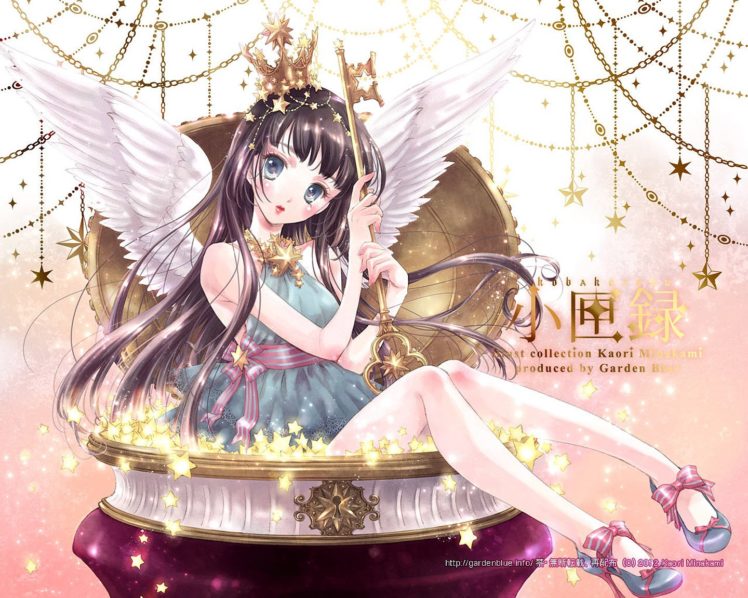 lolita, Doll, Angel, Fairy, Crown, Magic, Key, Star, Anime, Girl HD Wallpaper Desktop Background