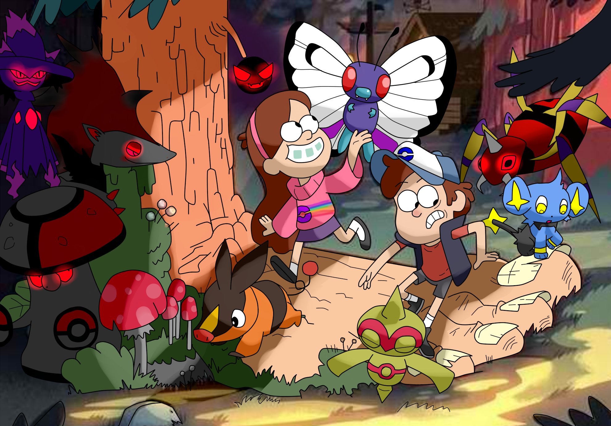 gravity, Falls, Disney, Family, Animated, Cartoon, Series, Comedy Wallpaper