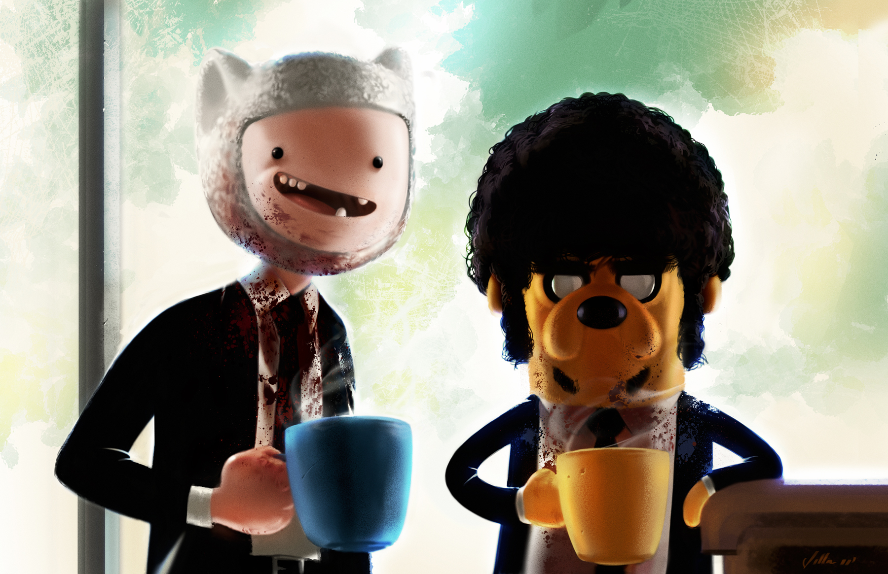 adventure, Time, Pulp, Fiction Wallpaper