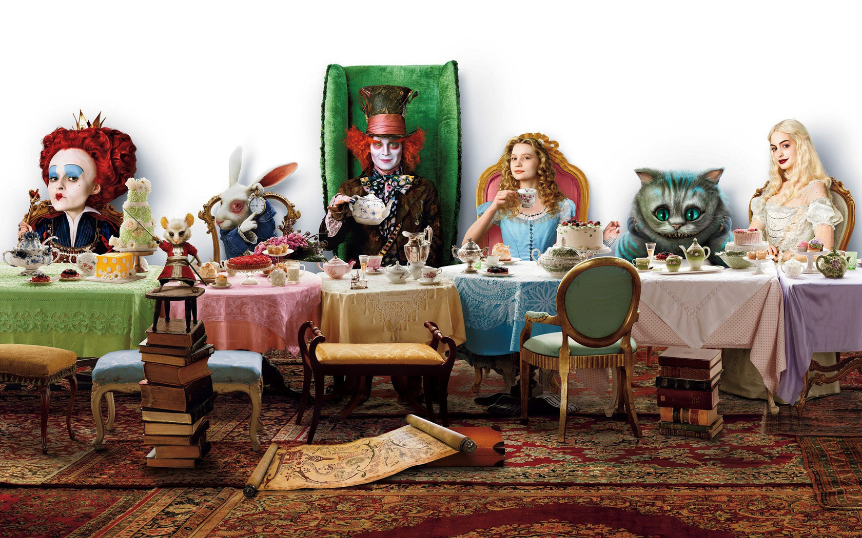 alice, In, Wonderland, Movies Wallpaper