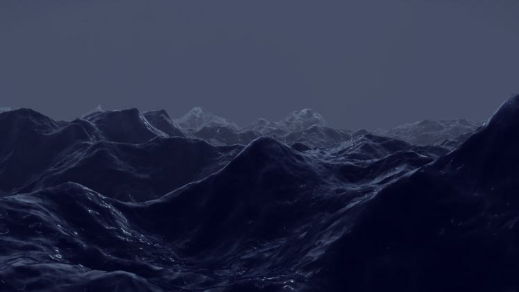 cg, Digital, Art, Landscapes, Mountains HD Wallpaper Desktop Background
