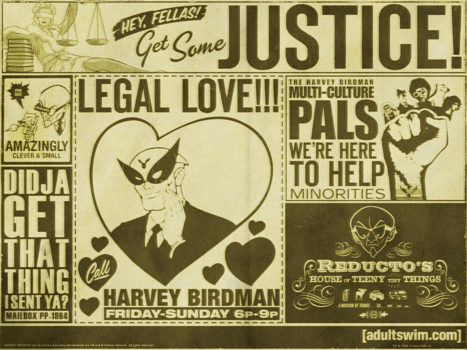 harvey, Birdman, Attorney, At, Law, Cartoon Wallpaper