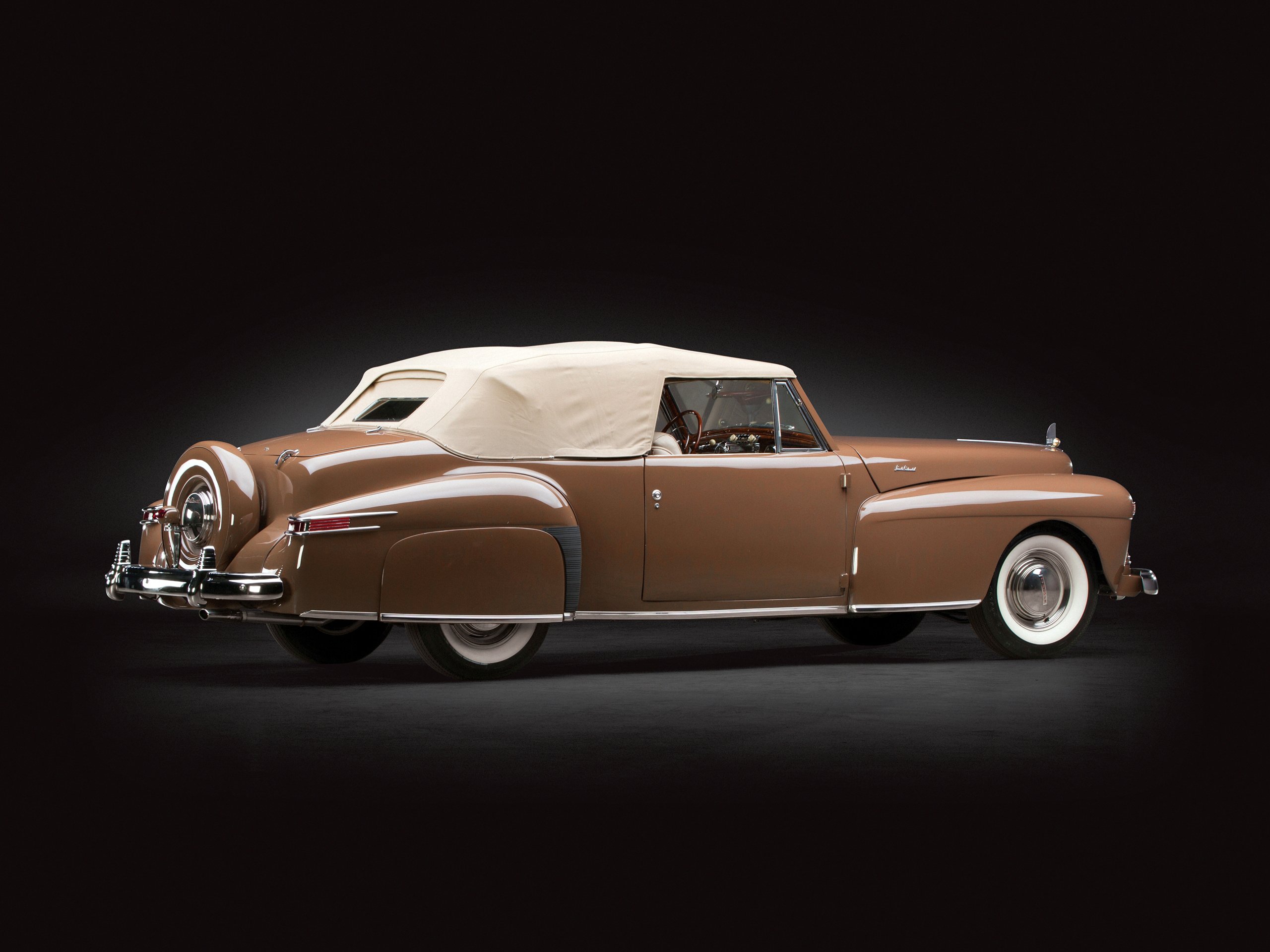 1942, Lincoln, Continental, 2 door, Cabriolet, Retro, Luxury Wallpaper