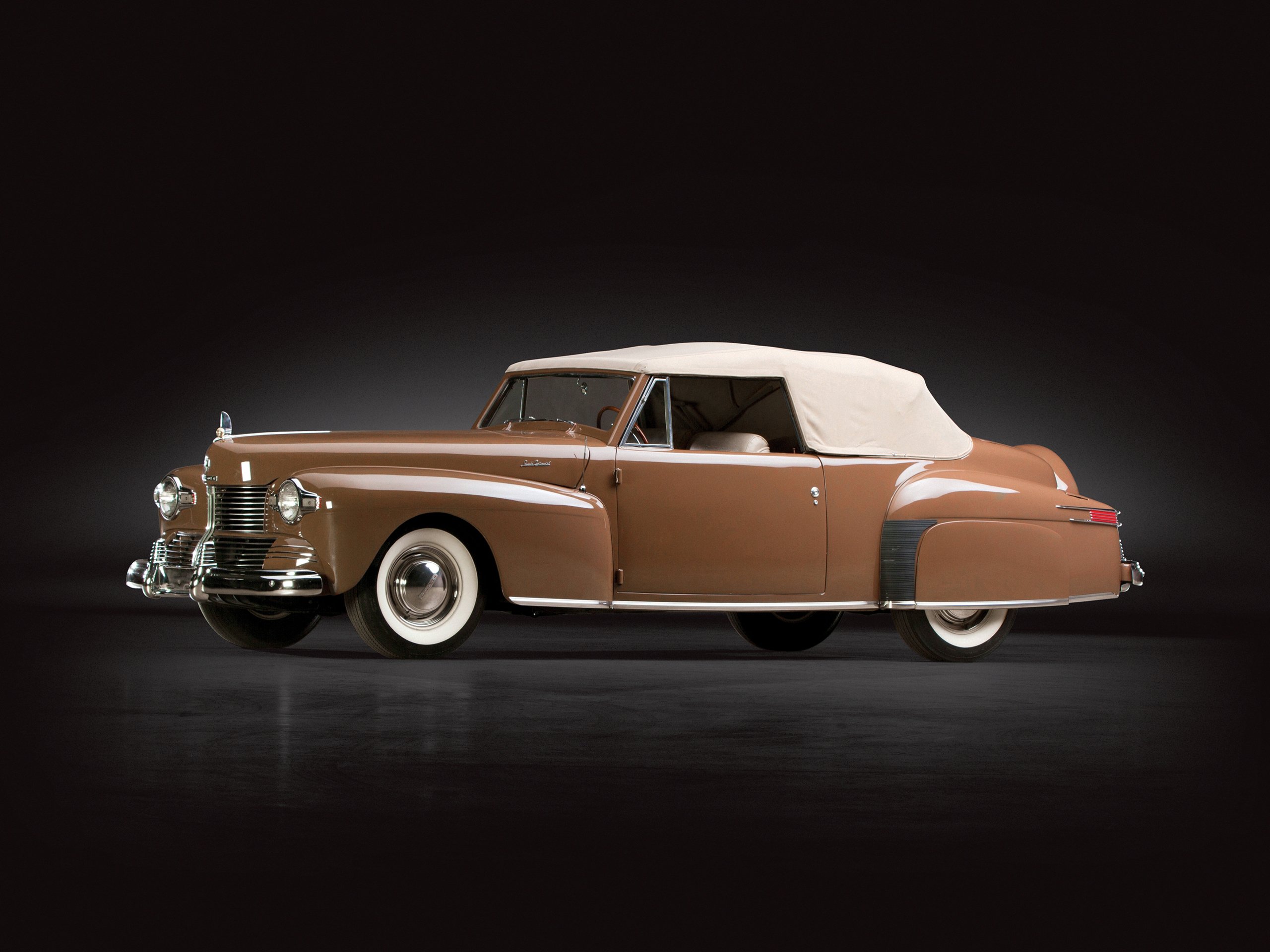 1942, Lincoln, Continental, 2 door, Cabriolet, Retro, Luxury Wallpaper