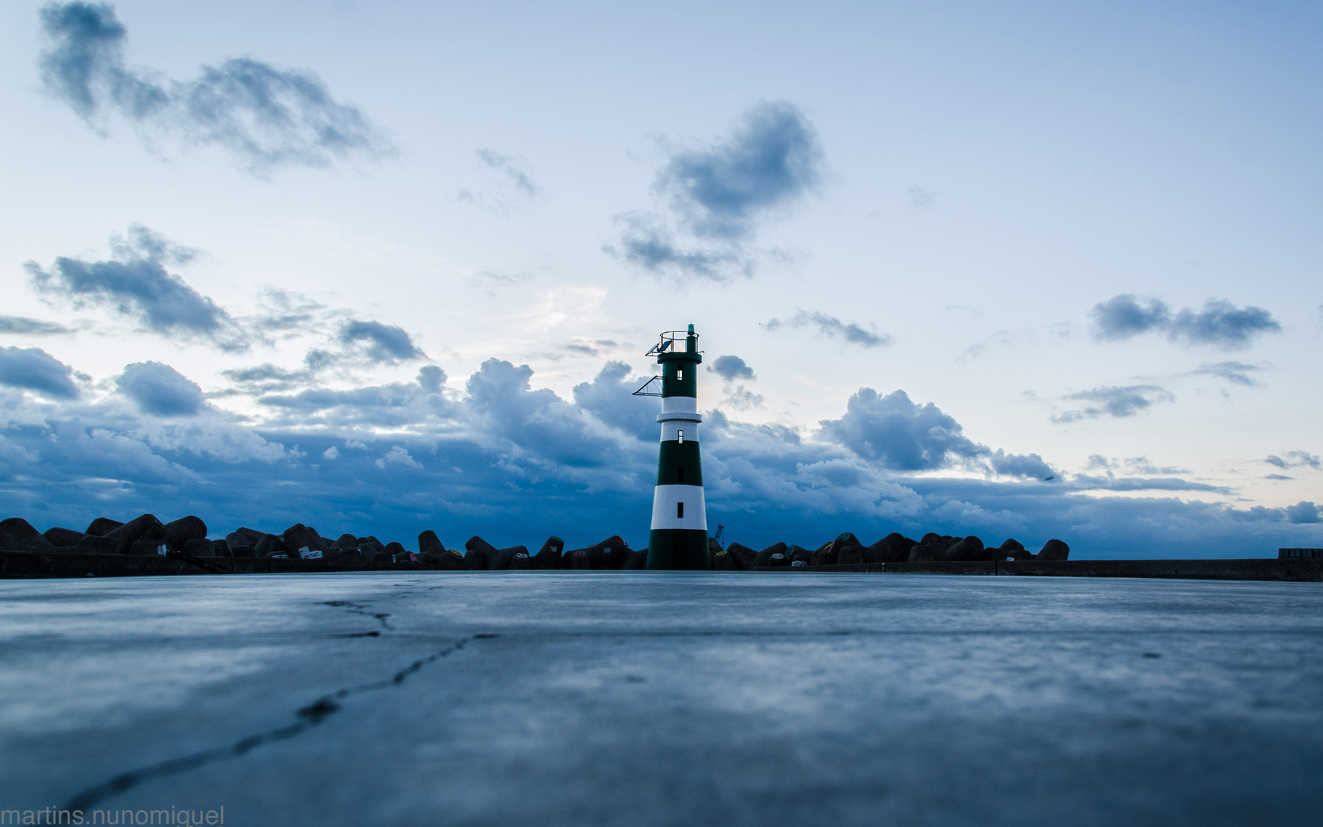 lighthouse, Clouds, Sky Wallpaper