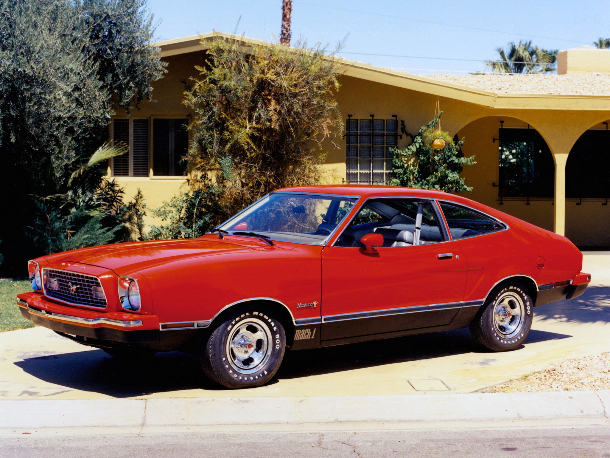 1974, Ford, Mustang, Ii, Mach 1,  69r Wallpaper