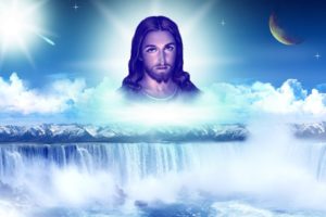jesus, Religion, Waterfall