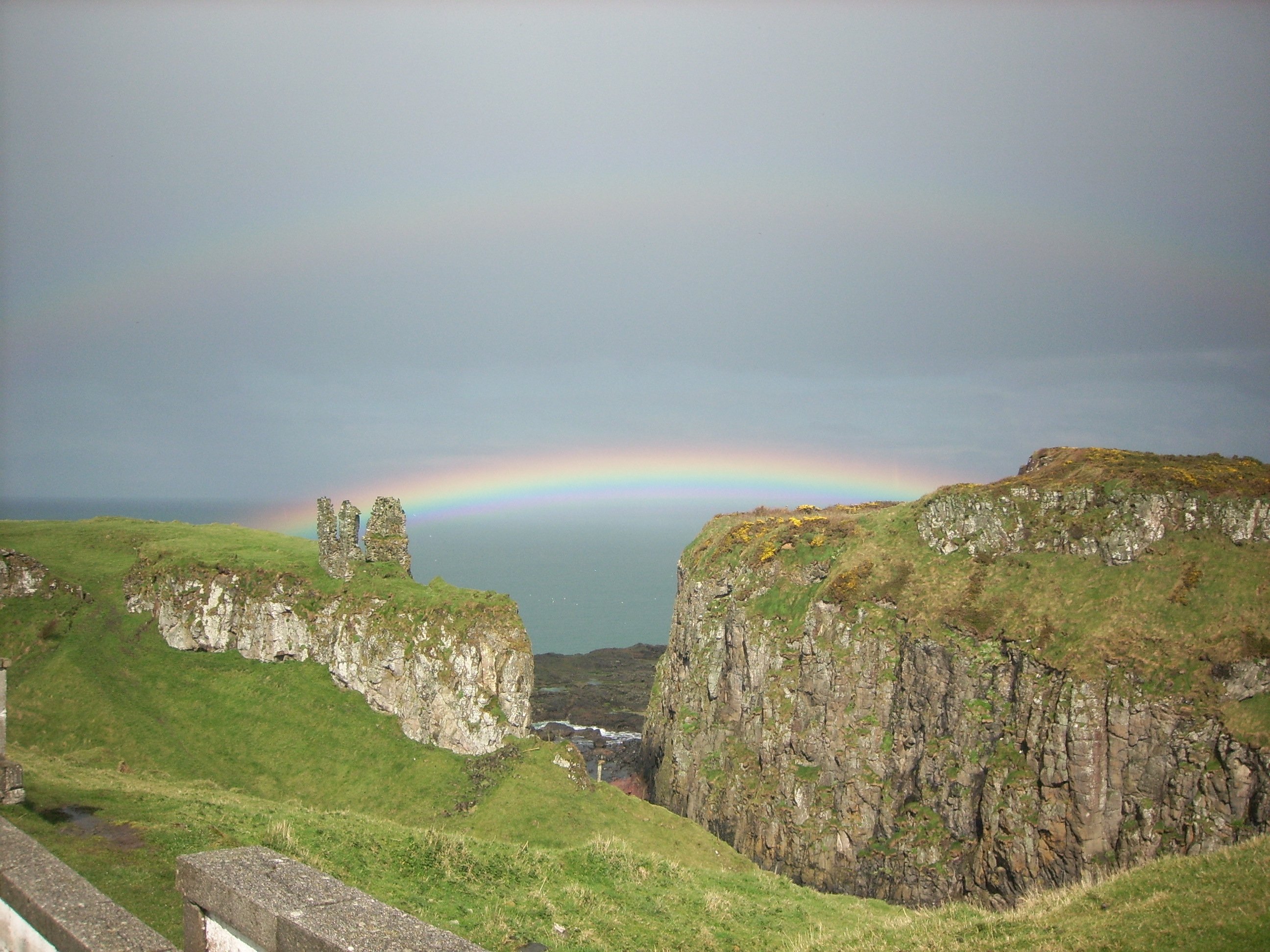 rain, Rainbow, Sky, Nature, Colors, Landscapes Wallpaper
