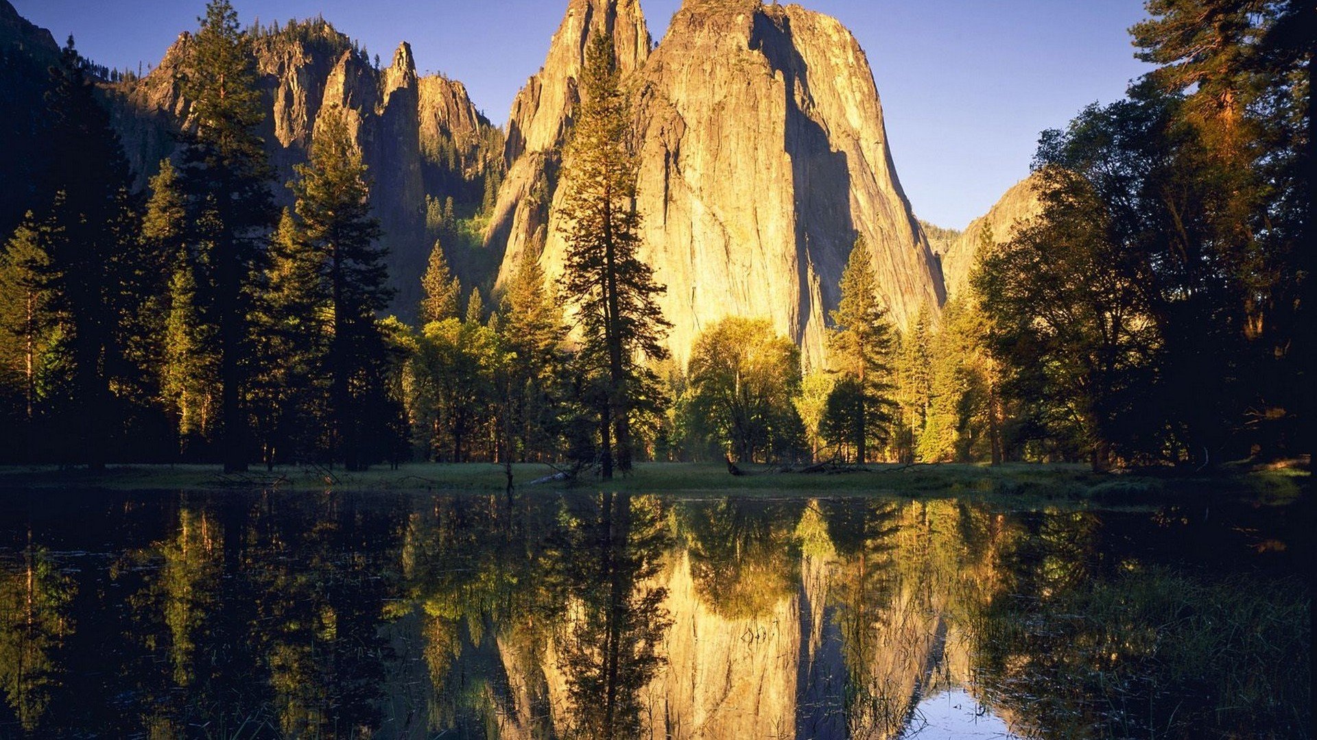 landscape, Nature, Mounain, Sky, Blue, Green Wallpaper