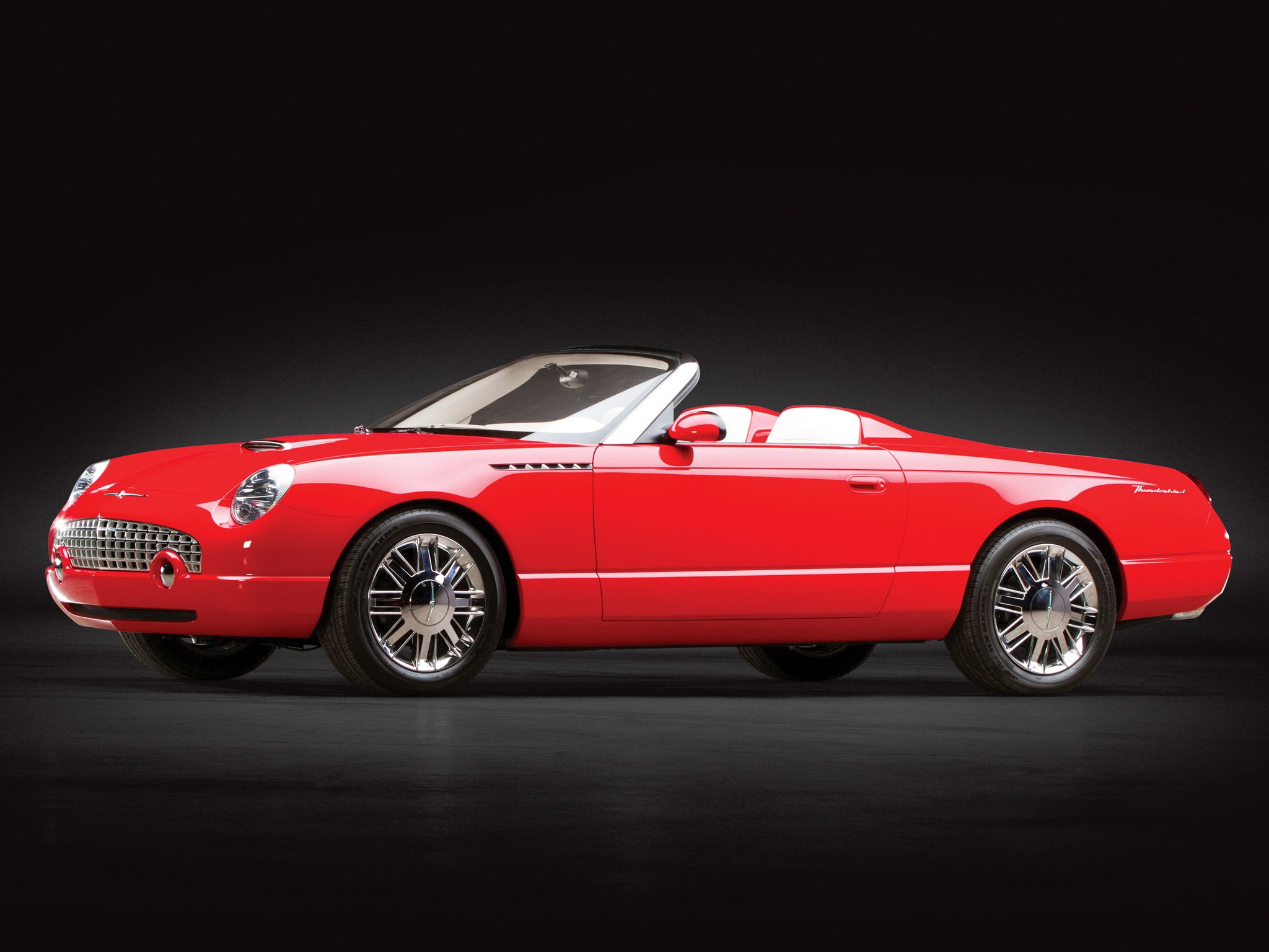 2001, Ford, Thunderbird, Sports, Roadster, Concept Wallpaper